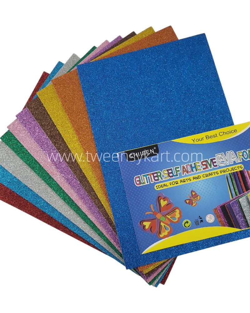 Glitter Self Adhesive Eva Foam sheets