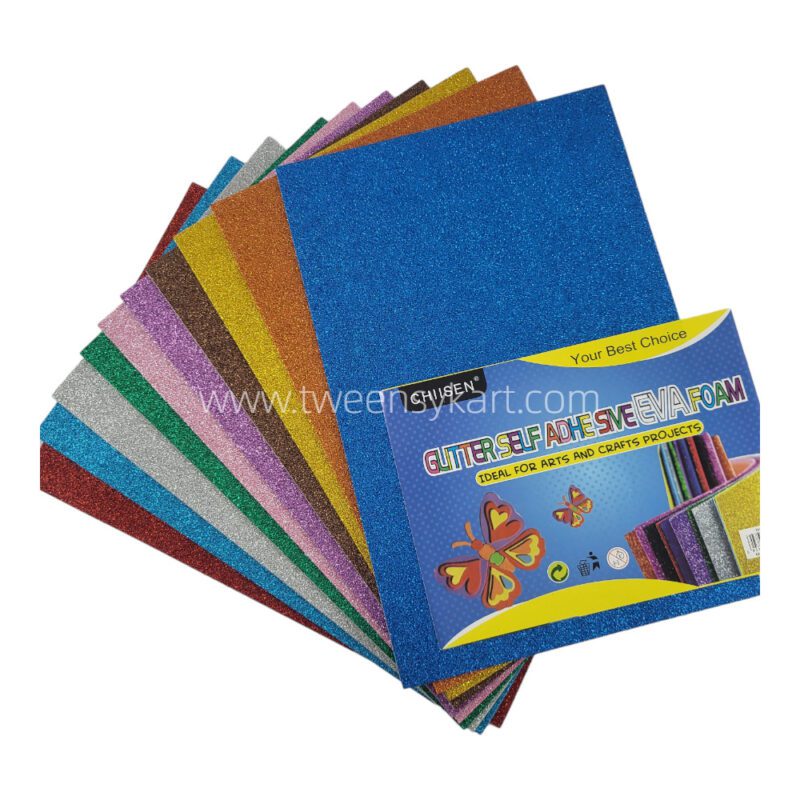 Glitter Self Adhesive Eva Foam sheets