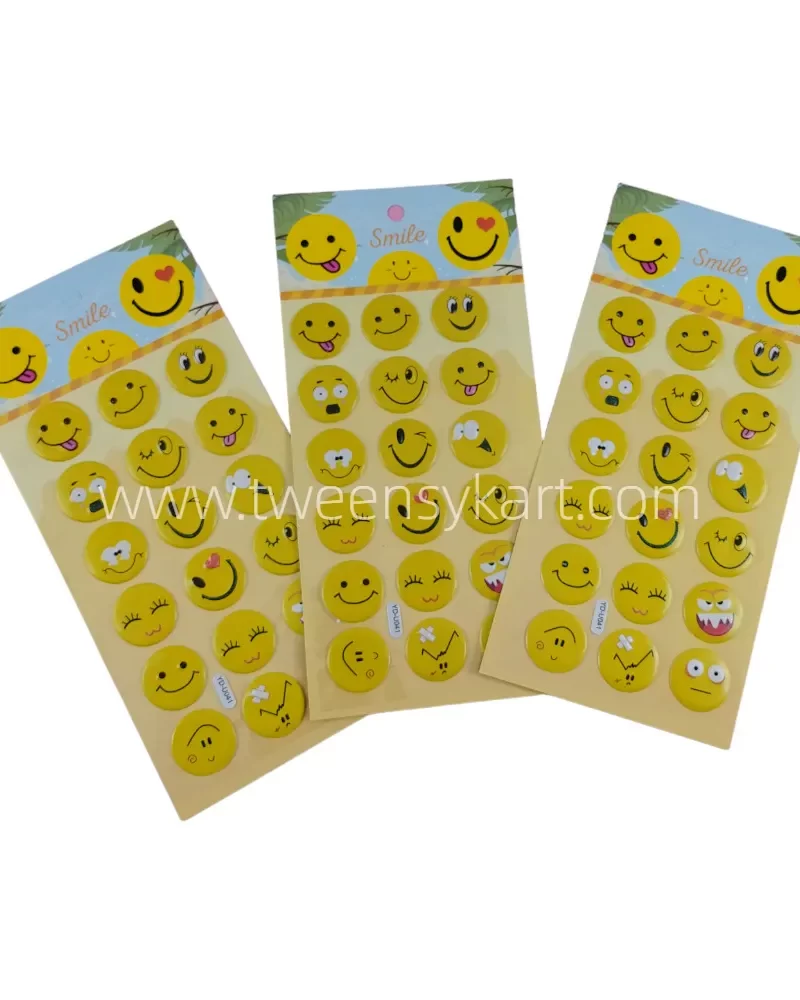 Yd-Smile Puff Stickers