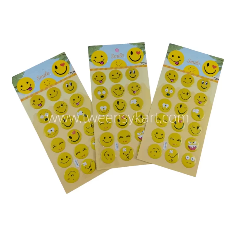 Yd-Smile Puff Stickers