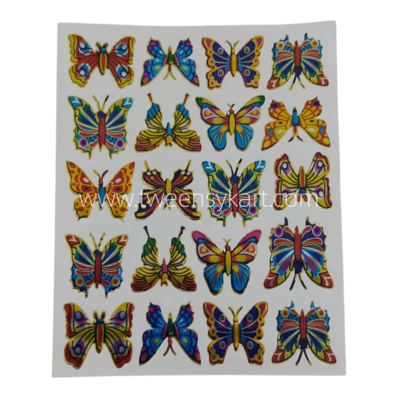 Mini Sparkle Butterfly Stickers