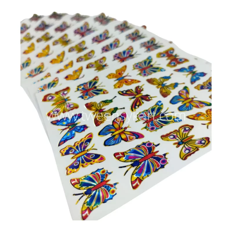 Mini Sparkle Butterfly Stickers