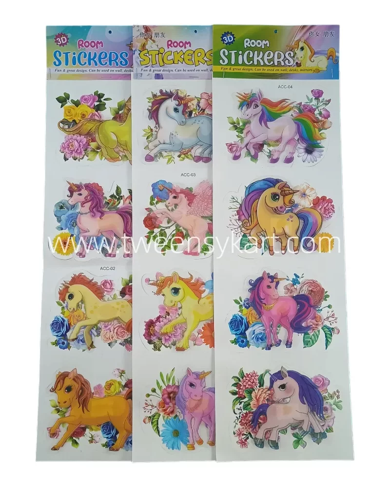 Wall Decor -Unicorn 3D Room Stickers