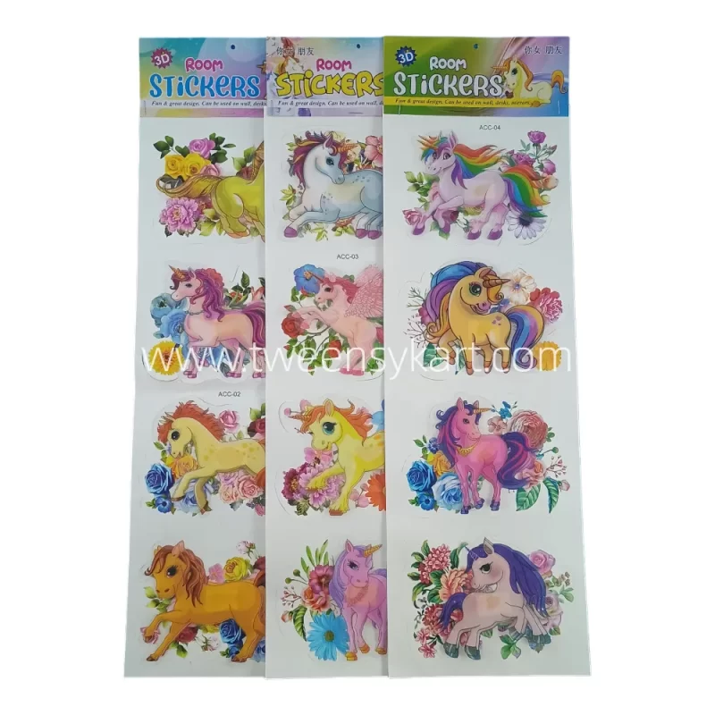 Wall Decor -Unicorn 3D Room Stickers