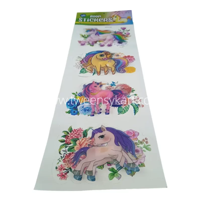 Wall Decor -Unicorn 3D Room Stickers