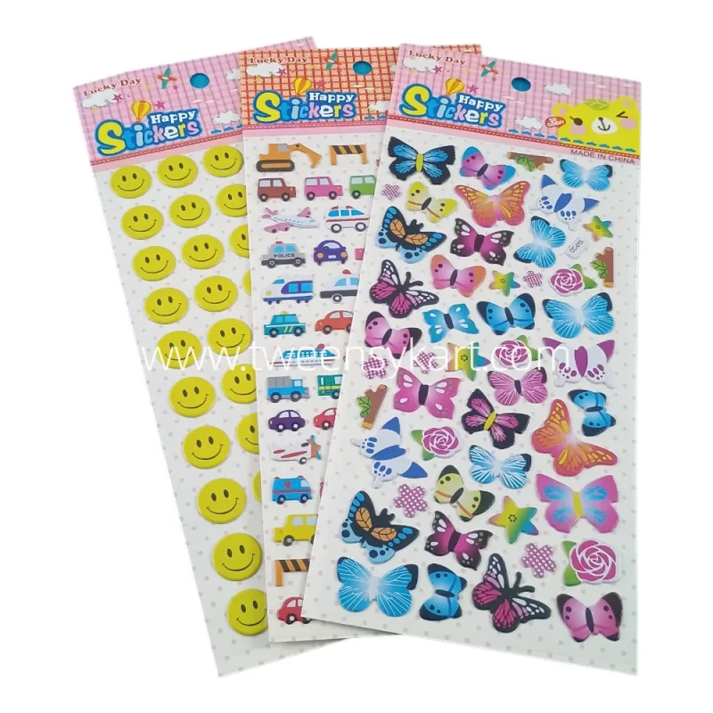 Lucky Day Happy Colourful Stickers