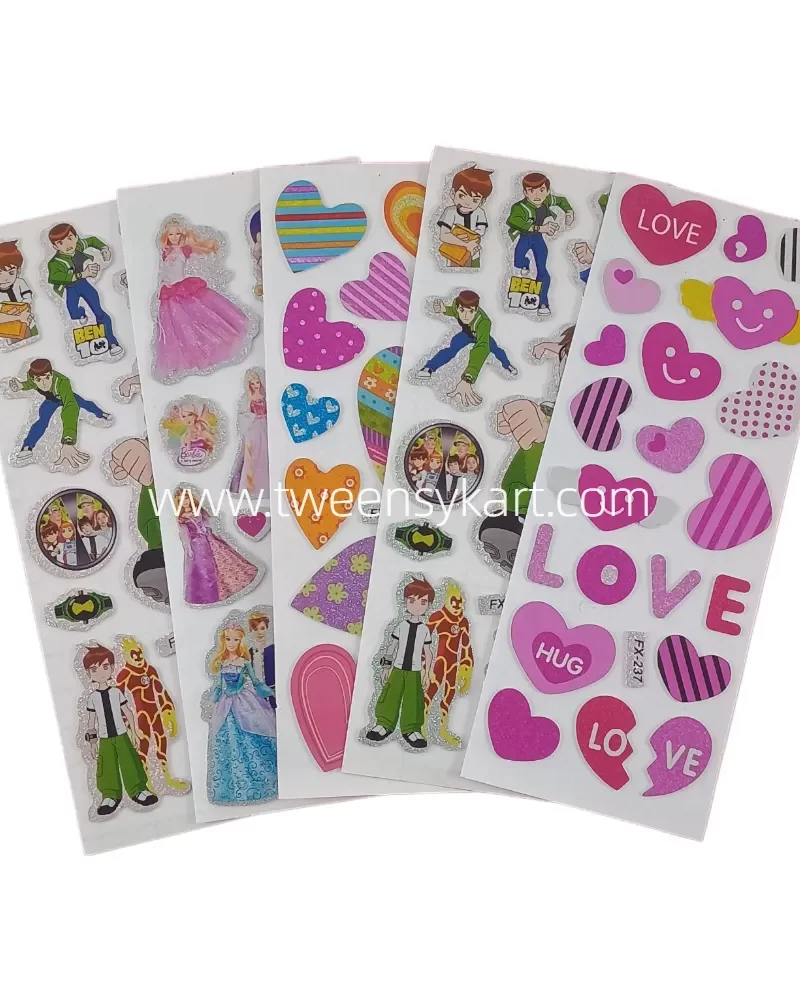 New Love Mix Colourful Foam Stickers