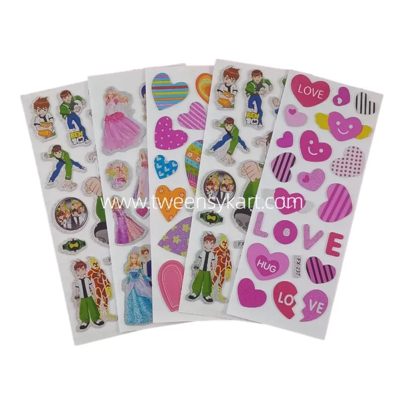 New Love Mix Colourful Foam Stickers