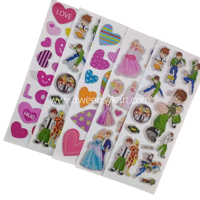 New Love Mix Colourful Foam Stickers