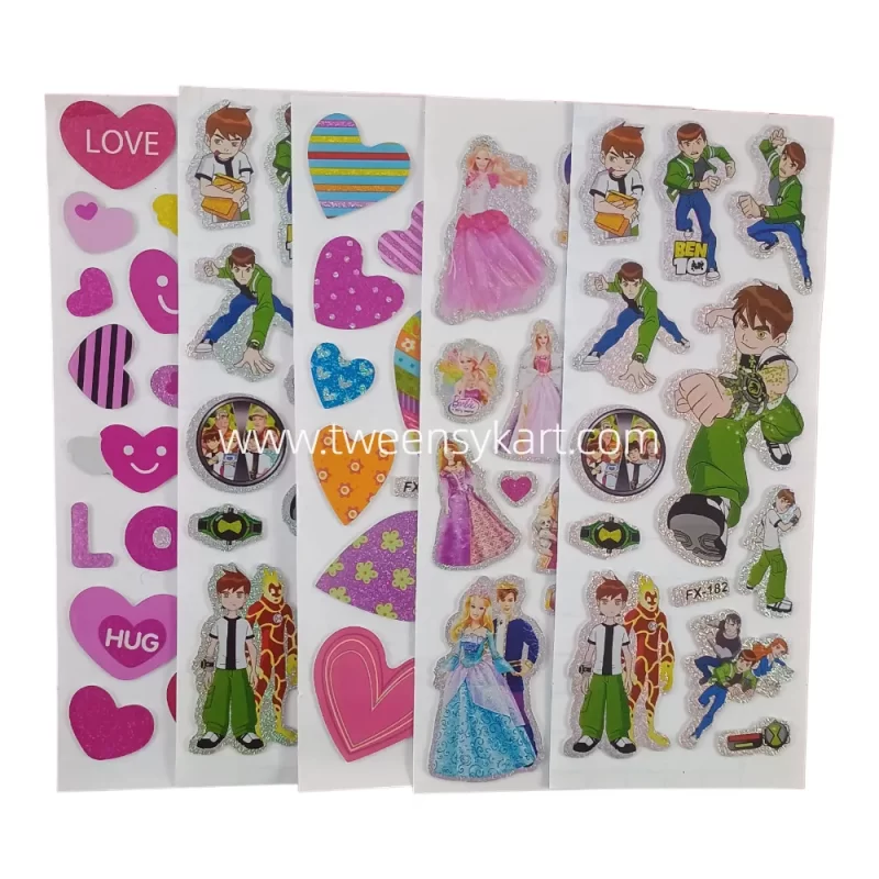 New Love Mix Colourful Foam Stickers