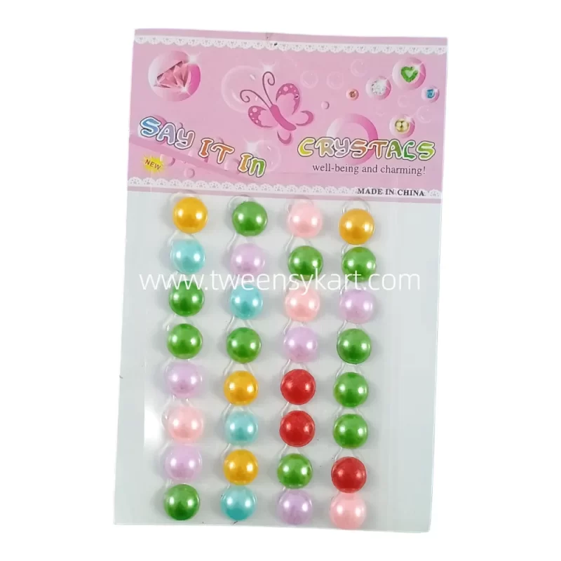 Multi Colour Pearl Mini Stickers