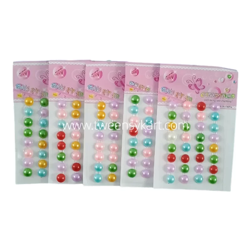 White Pearls Mini Sheets Stickers