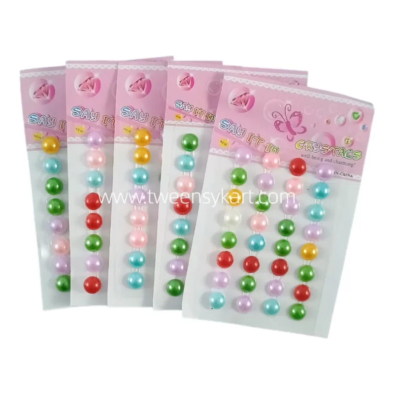 White Pearls Mini Sheets Stickers