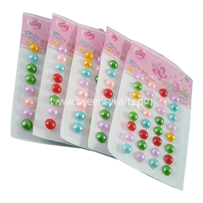 White Pearls Mini Sheets Stickers