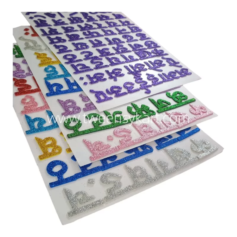 Big Size Chart Hindi Letters Sticker