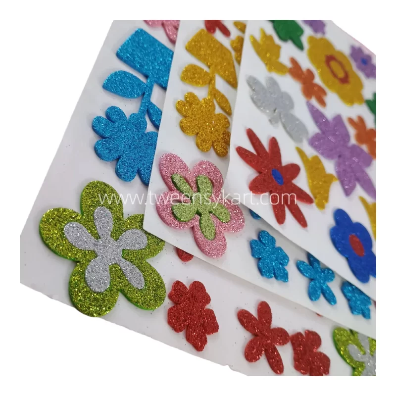 Big Size Chart Flower Sticker