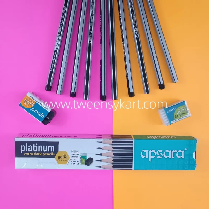 Apsara Platinum Extra Dark Pencils