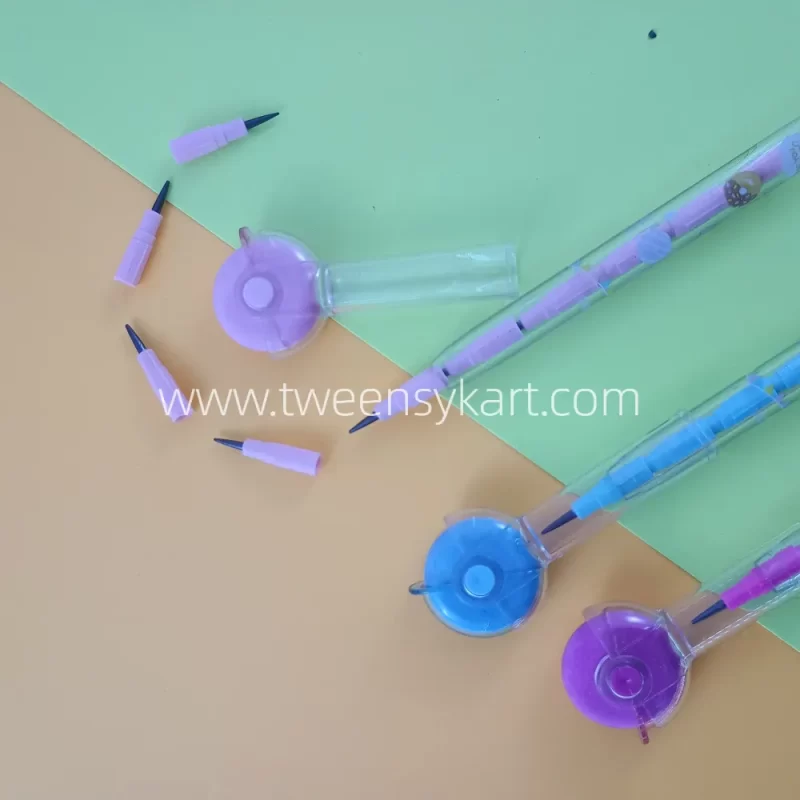 Push Pencils With Rolling Eraser