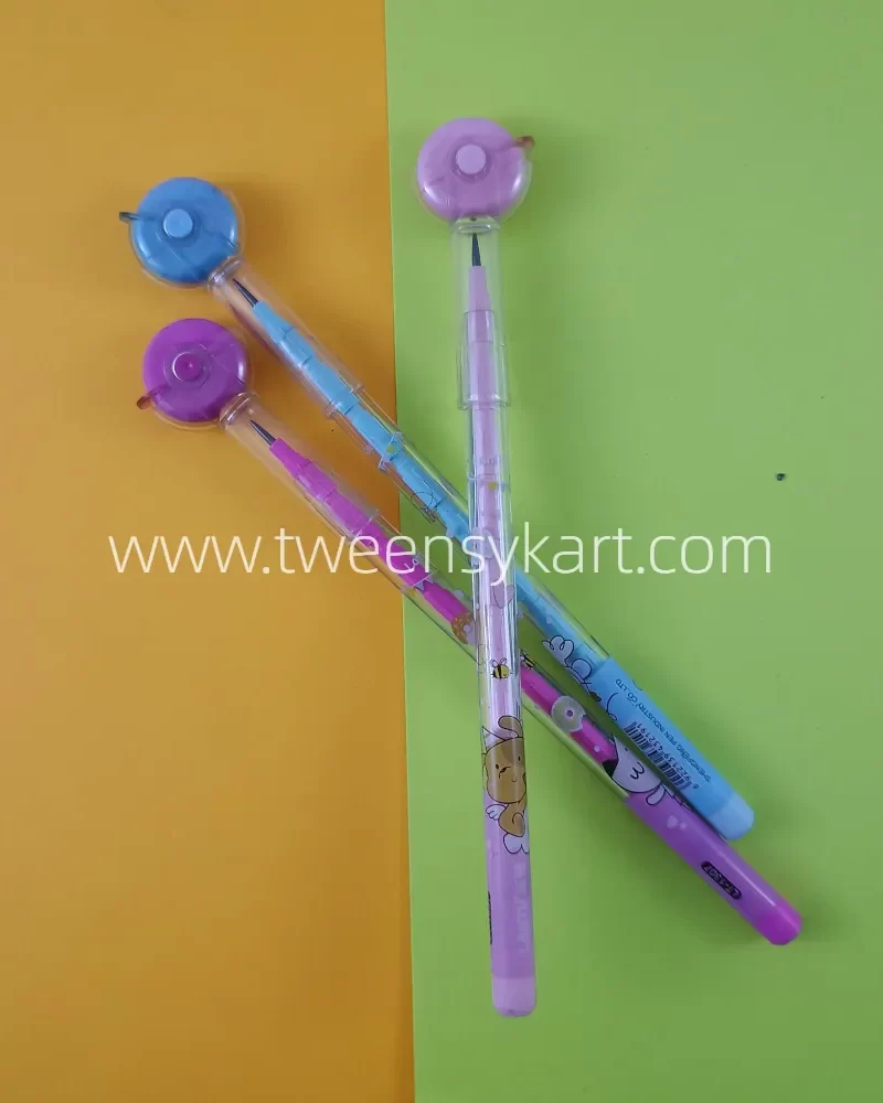 Push Pencils With Rolling Eraser