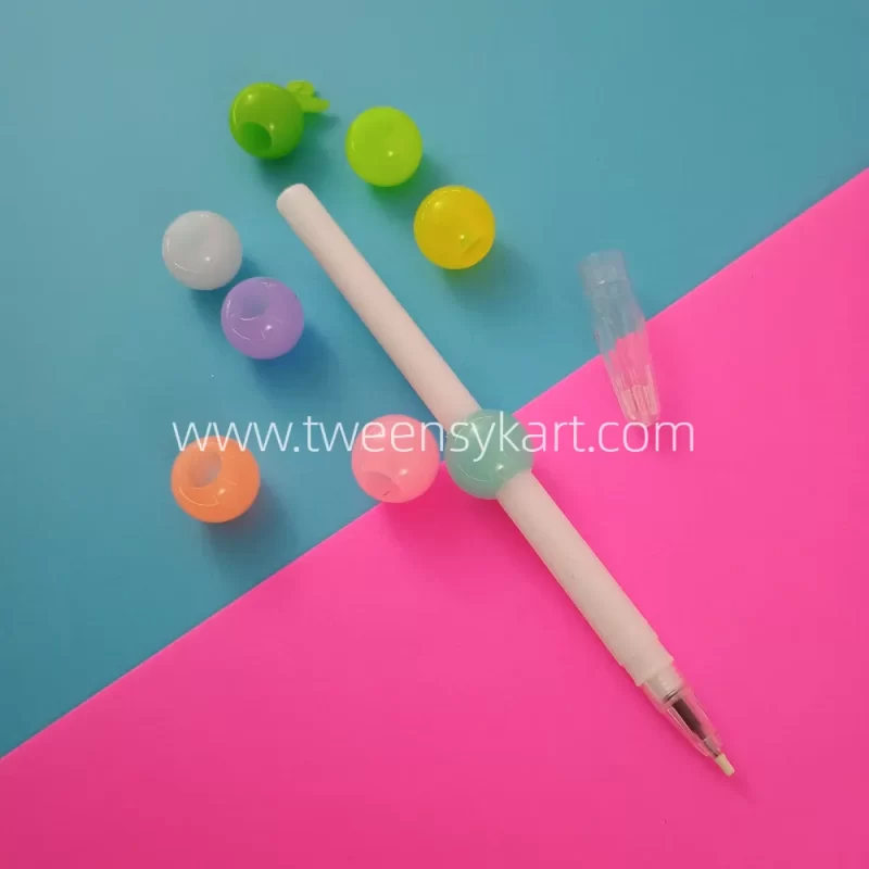 Pearl (moti) Colourful Beaded Pens