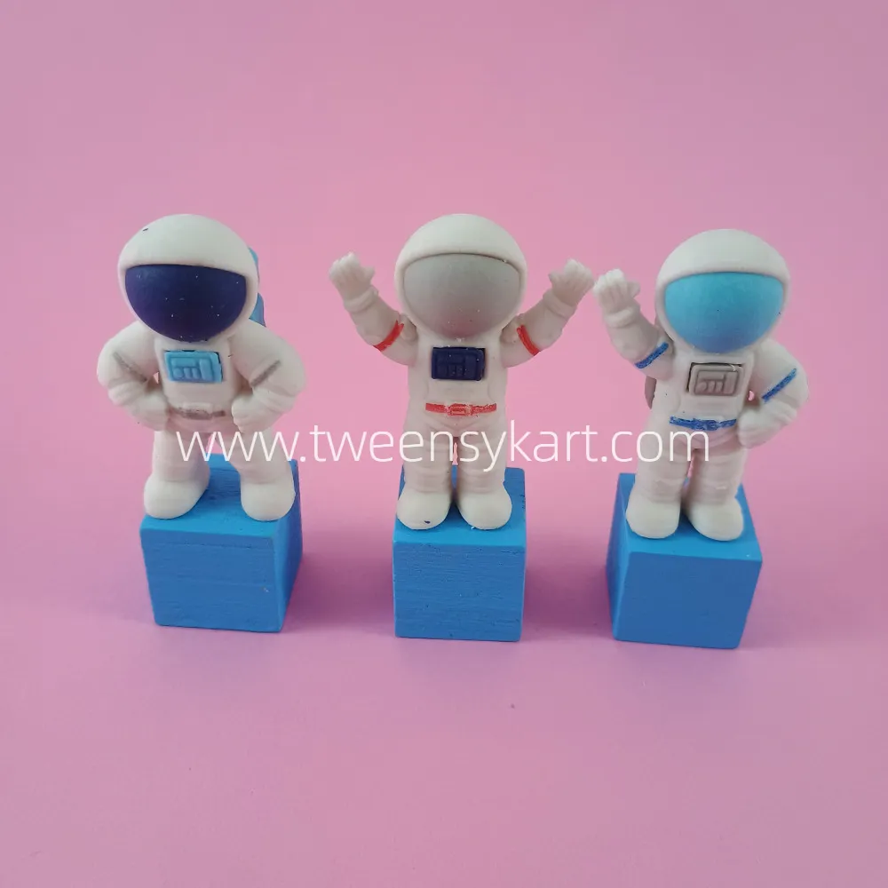 Astronaut Shape Erasers