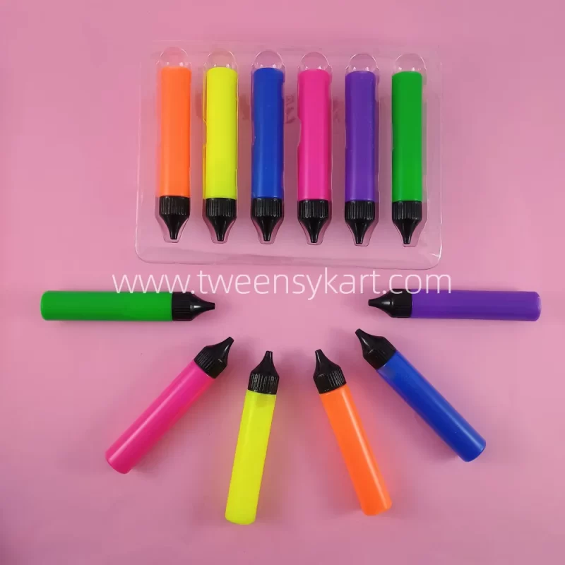 3D Decorative Fluorescent Colour Pen
