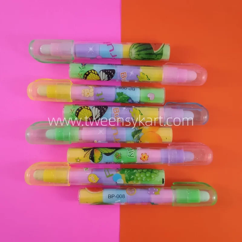 Push Eraser Stick Pens