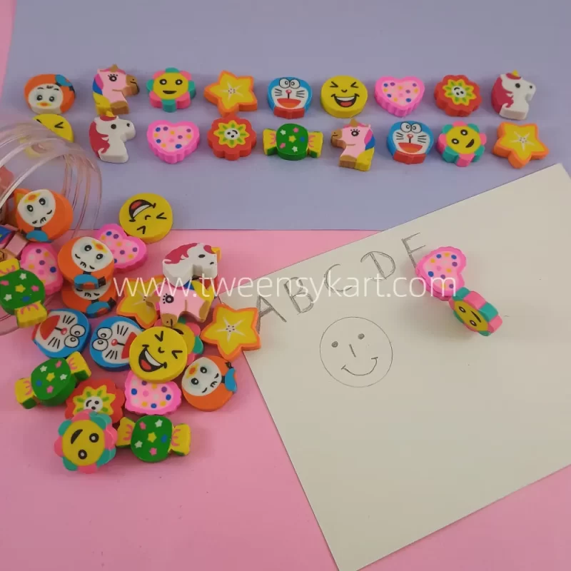 Tiny Mix Design Erasers