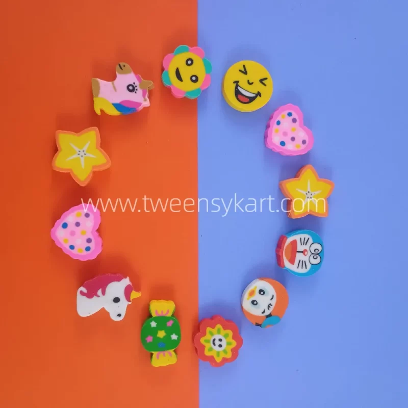 Tiny Mix Design Erasers