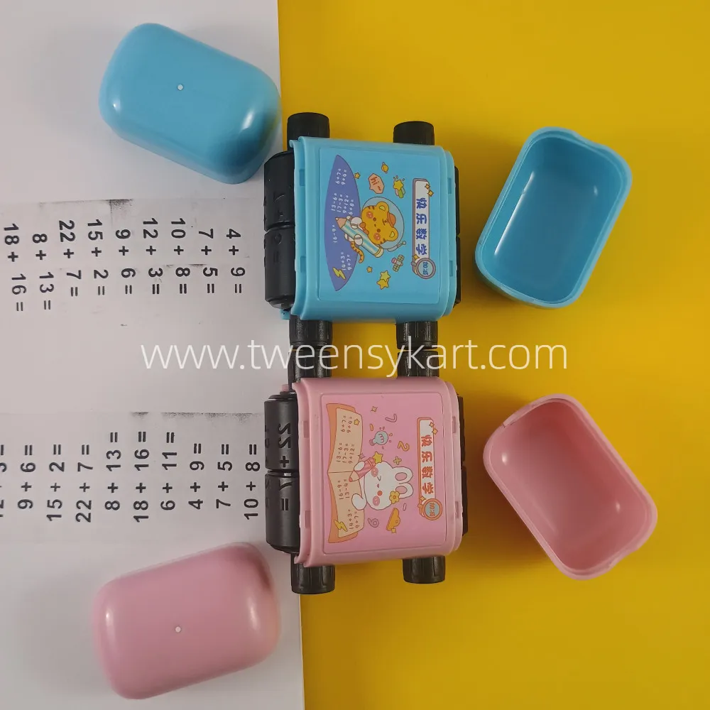 Mathematical Double Sided Stamp Roller for Calculation