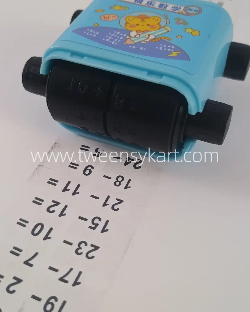 Mathematical Double Sided Stamp Roller for Calculation