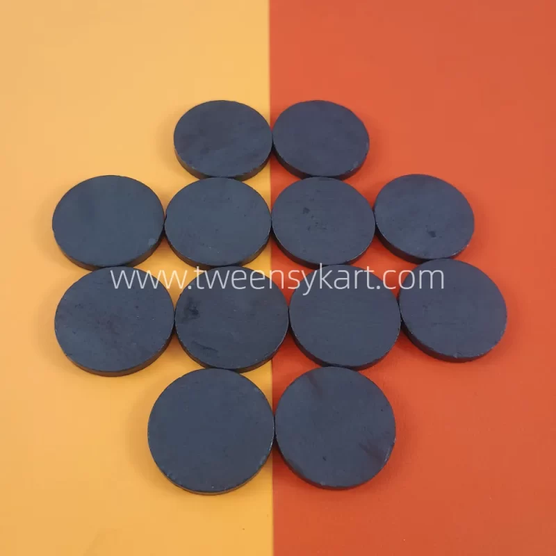12 Pcs black Coin Magnetic Circle & Bar