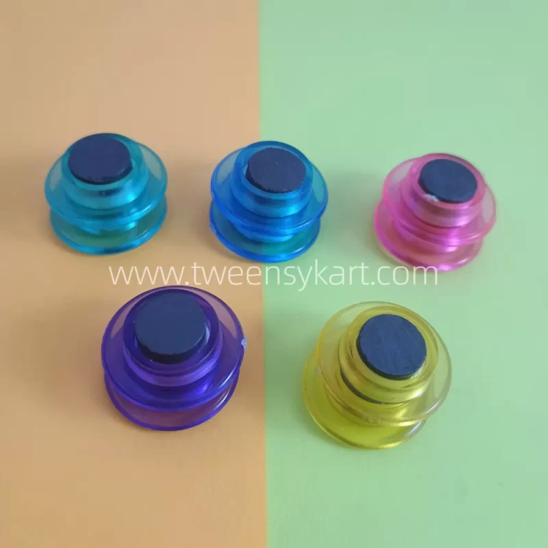 Colourful Transparent Coin Magnets