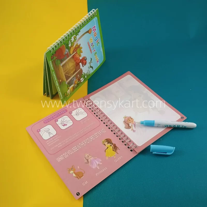 Reusable Magic Water Book-With Water Pen