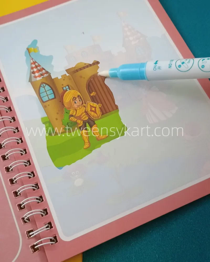 Reusable Magic Water Book-With Water Pen