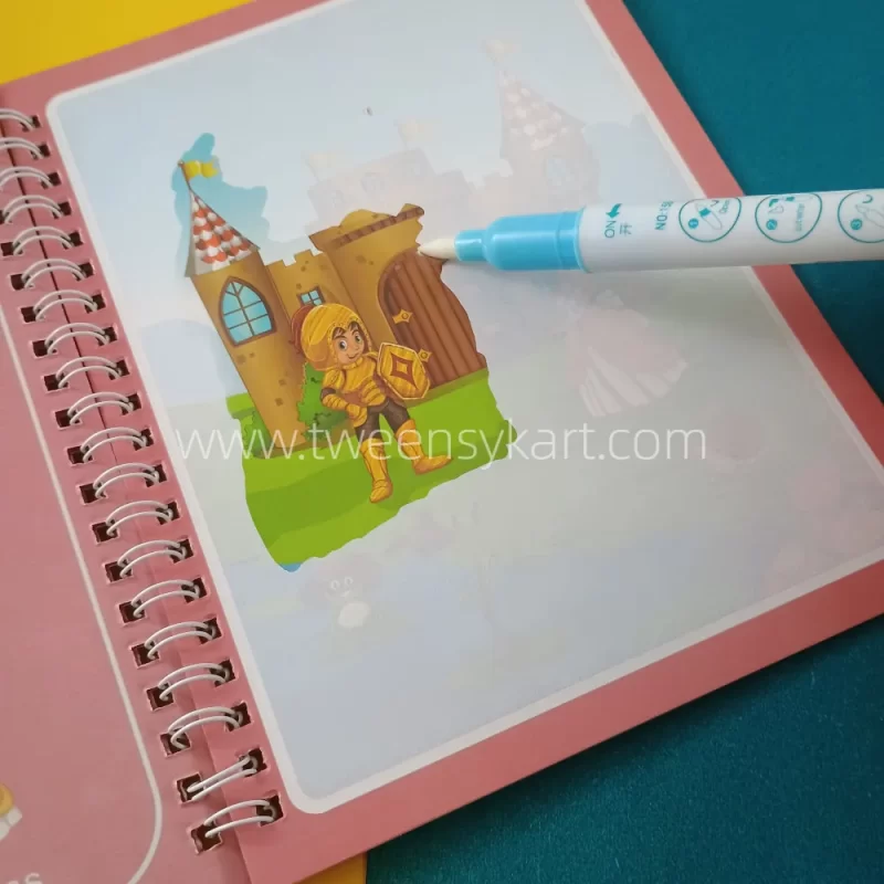 Reusable Magic Water Book-With Water Pen