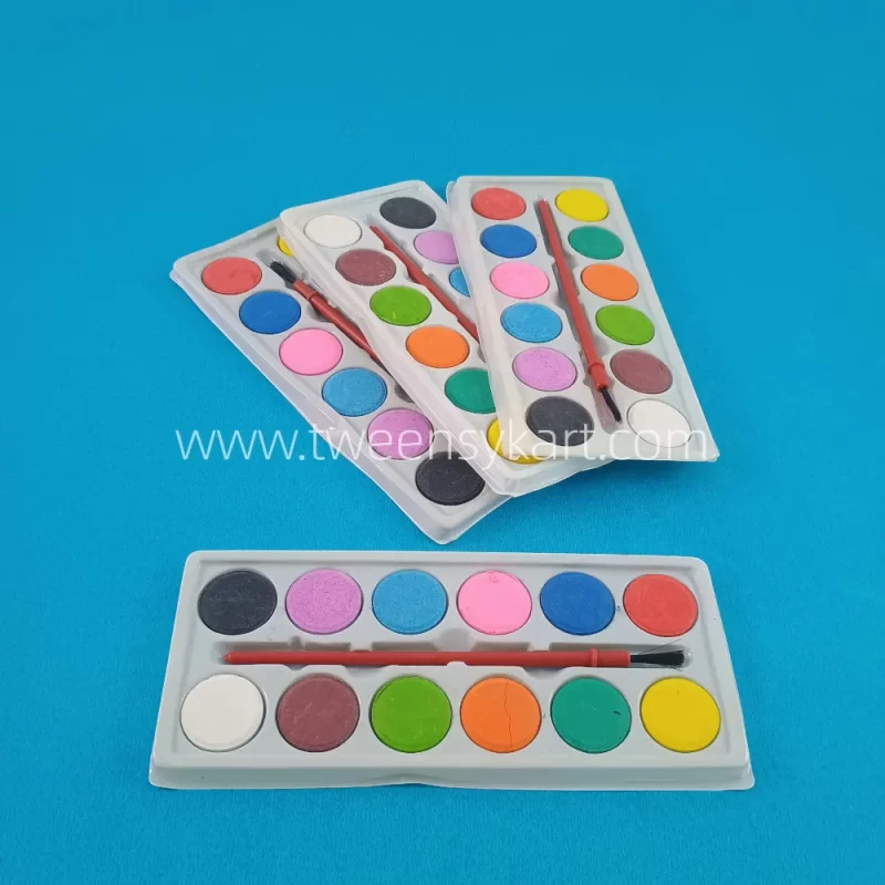 Colour Cake Palette-With Brush