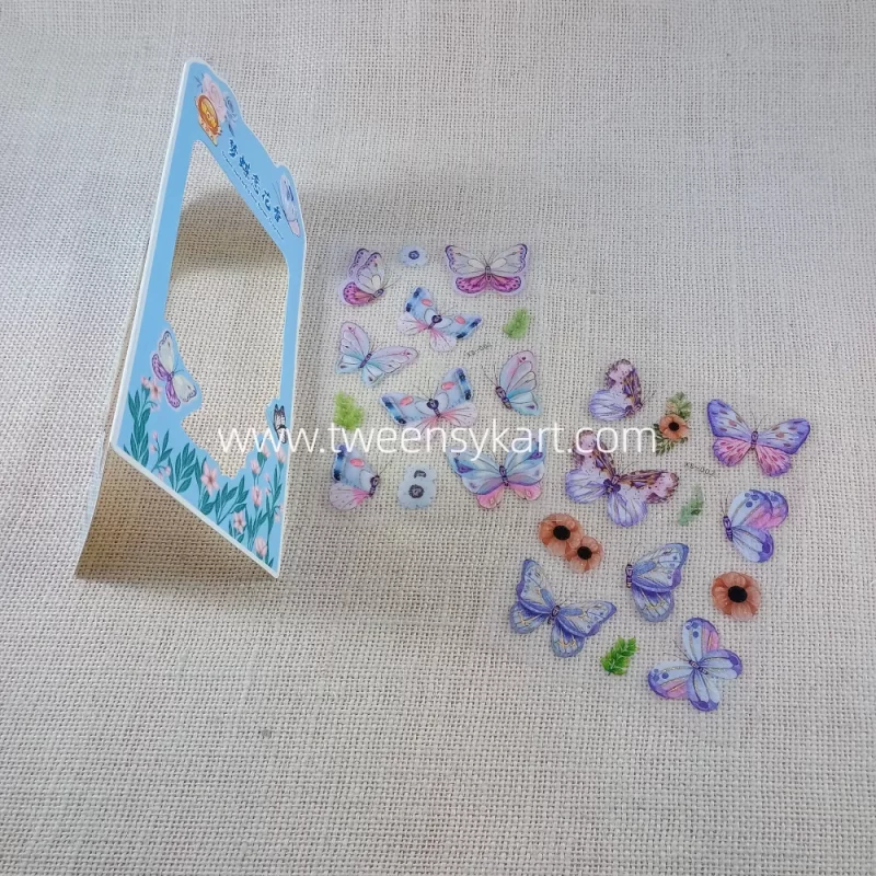 Dream Butterfly 2 in 1 Colourful Love Stickers
