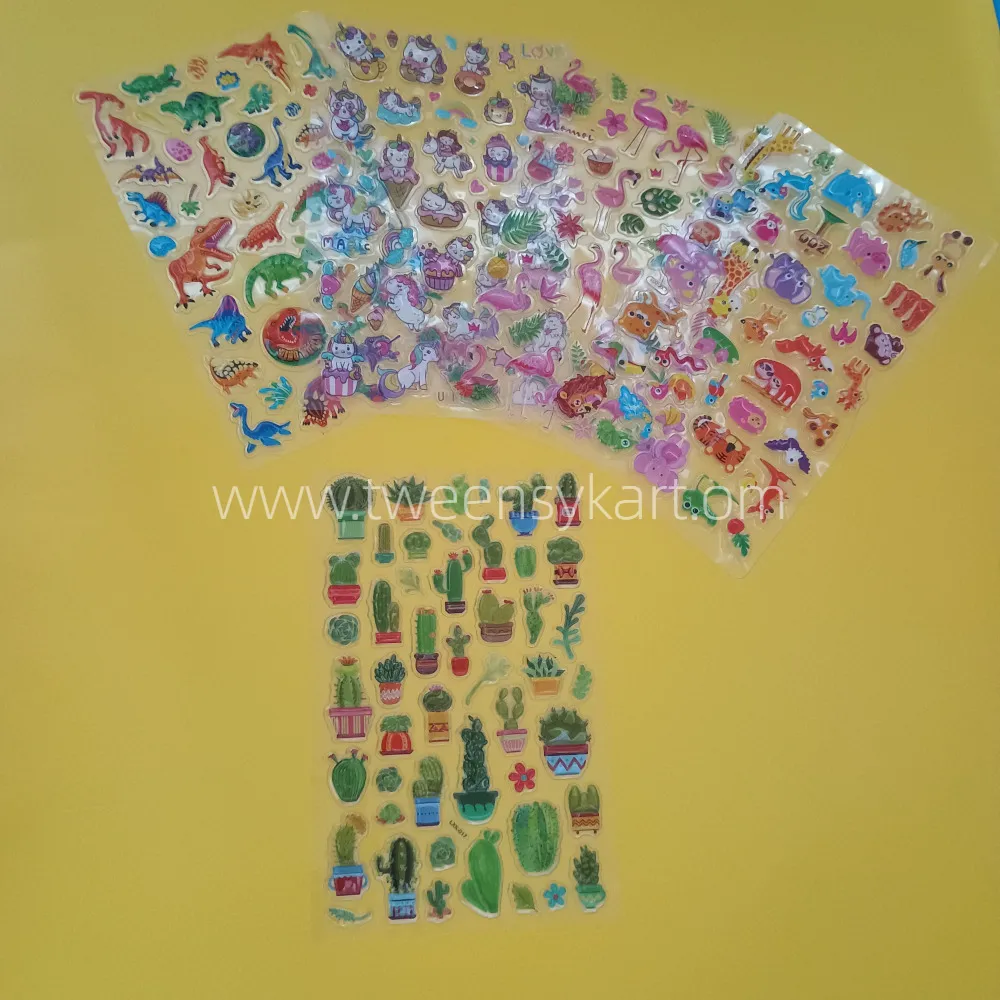 Transparent Sheet Fashion Stickers