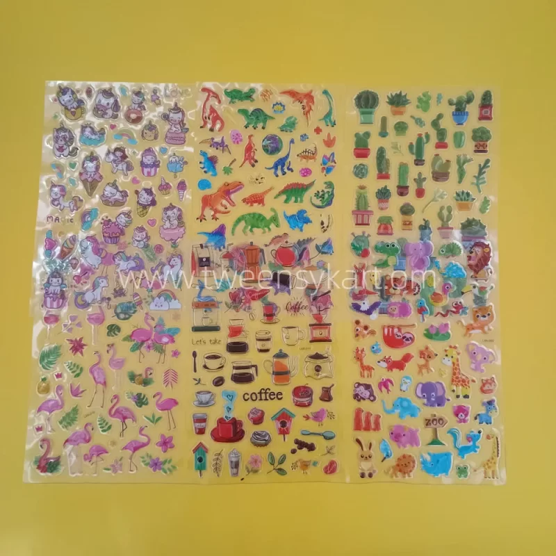 Transparent Sheet Fashion Stickers