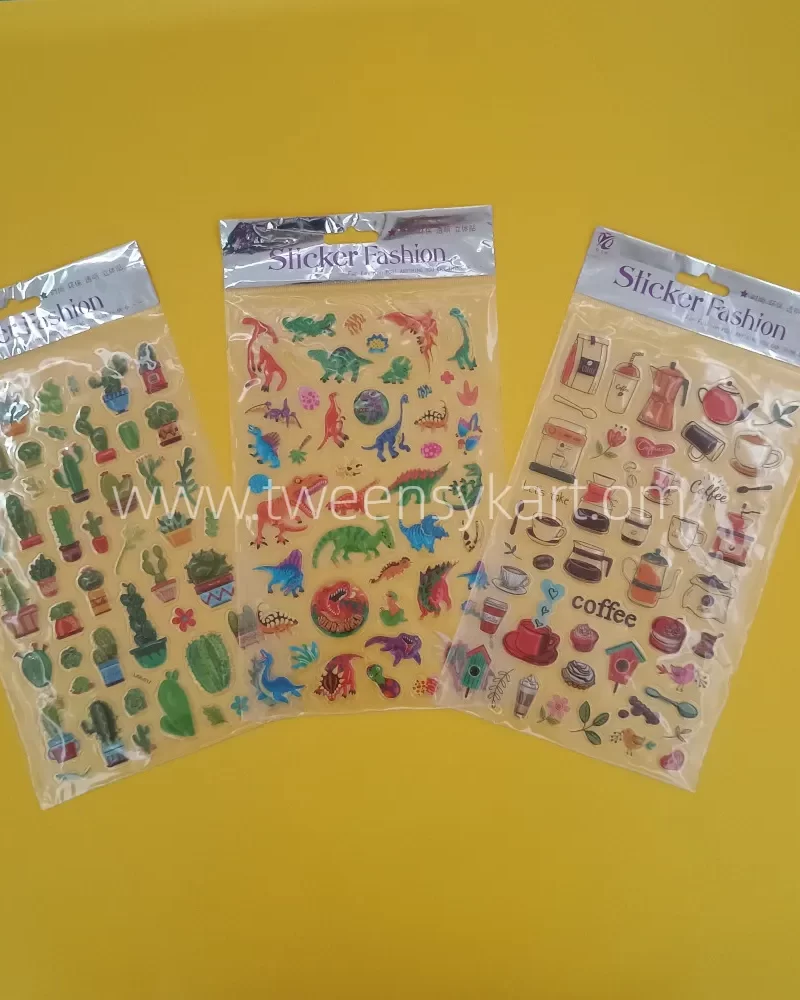 Transparent Sheet Fashion Stickers