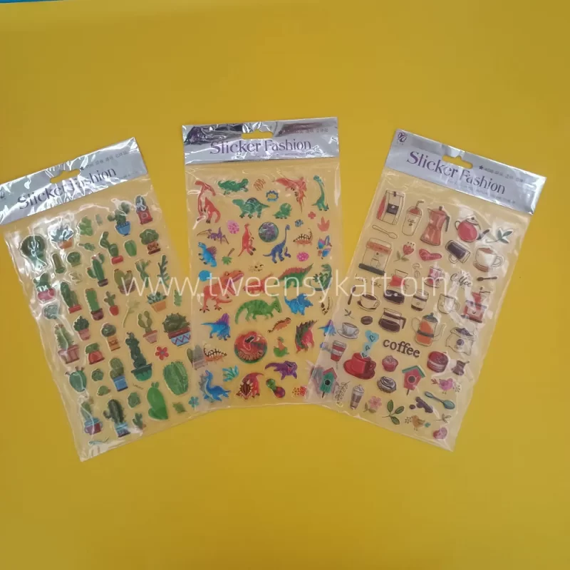 Transparent Sheet Fashion Stickers