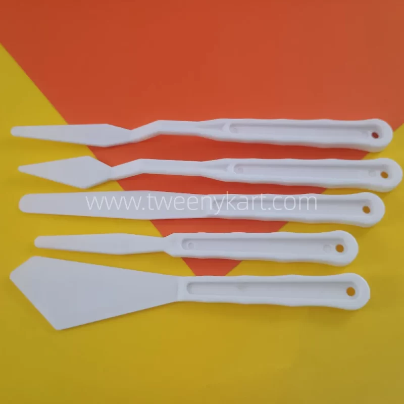 Plastic White Knife for Painting