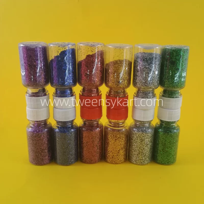 Glitter Bottles for Craft & Projects