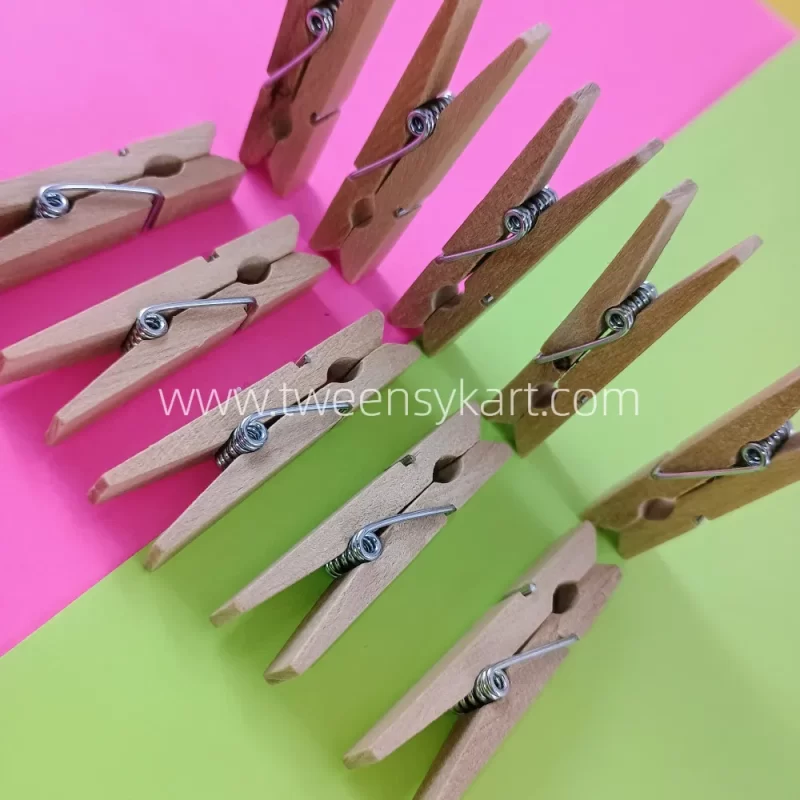 Natural Colour Pegs