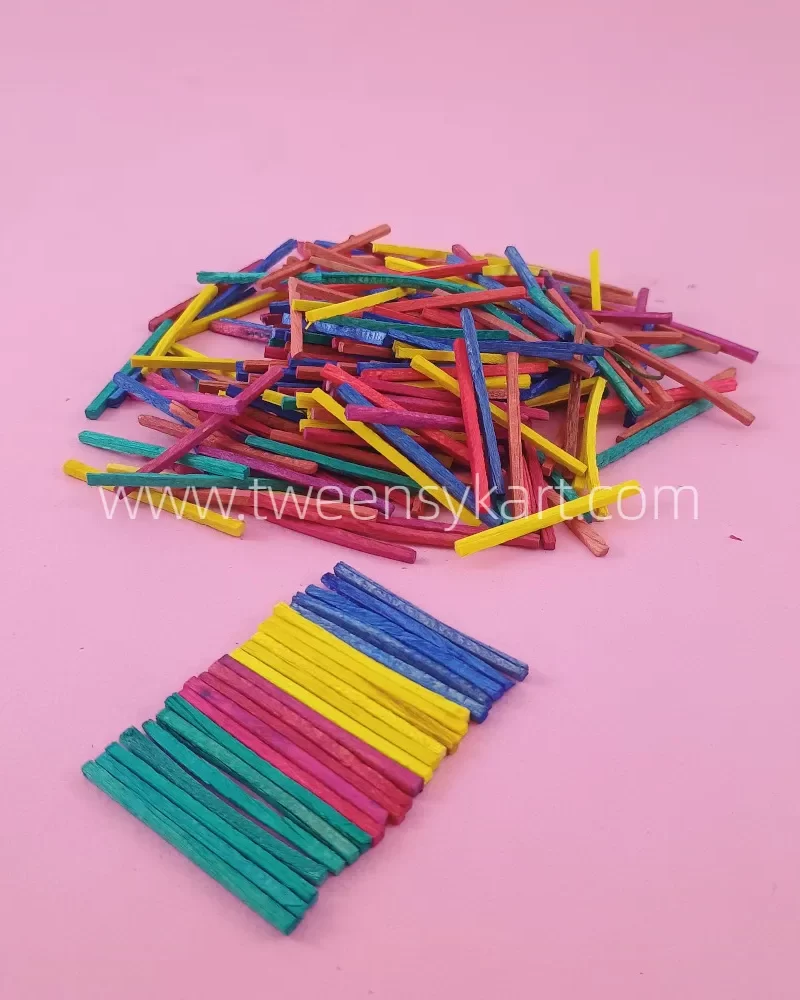 Colourful Matchsticks