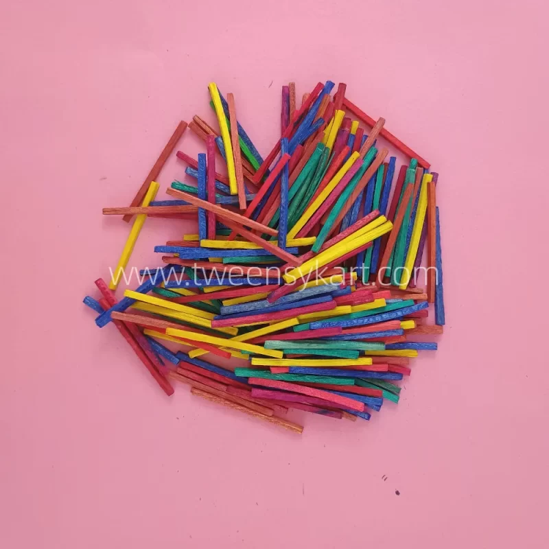 Colourful Matchsticks