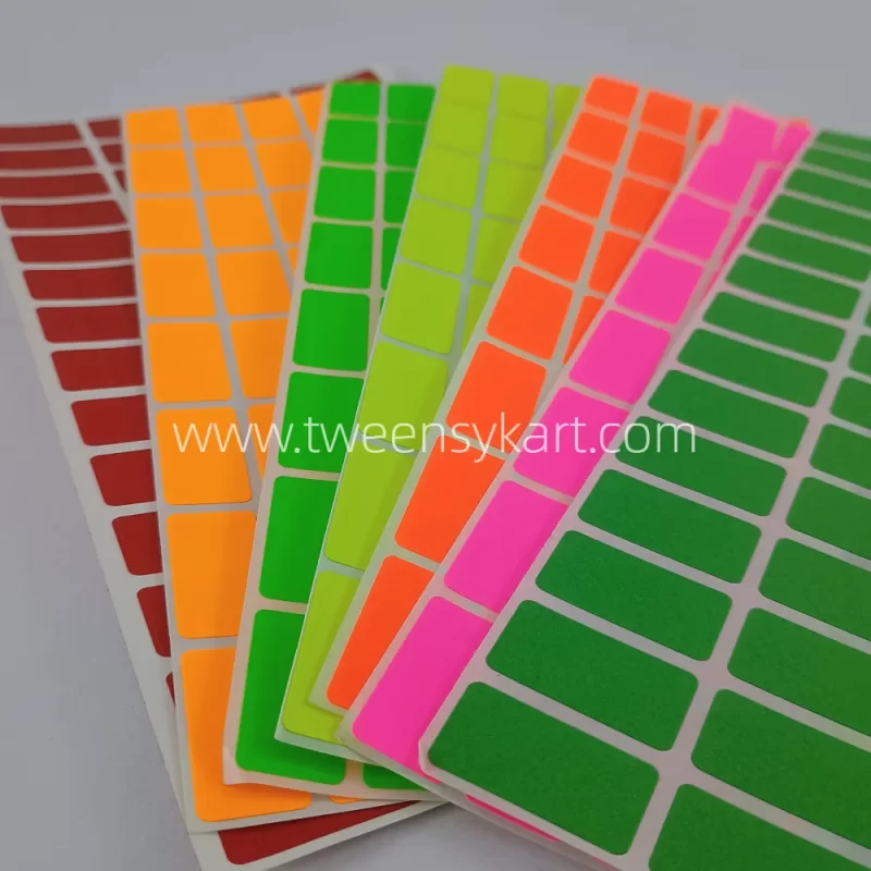 Rectangle Colourful Stickers