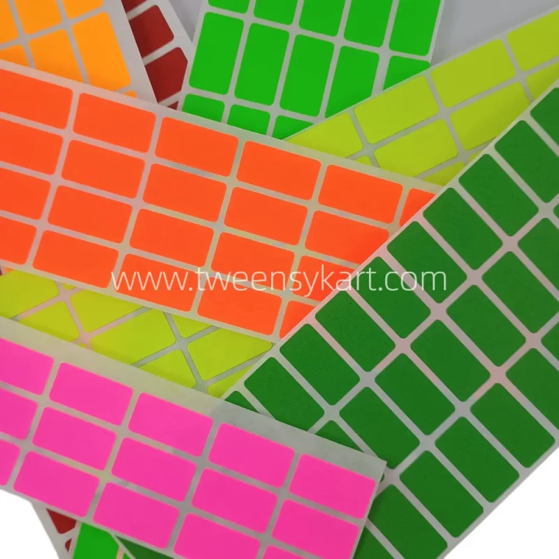 Rectangle Colourful Stickers