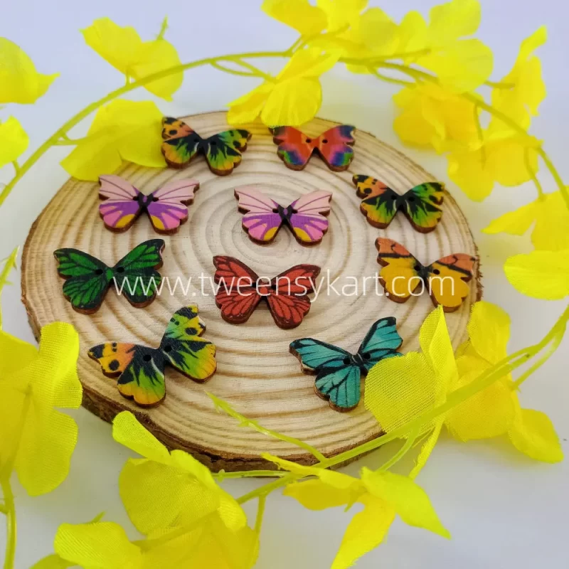 Colourful Printed Butterflies